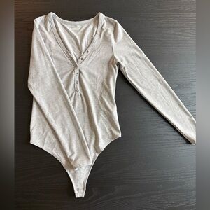 Abercrombie & Fitch snap front bodysuit soft collection